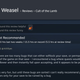 A Steam user reviews the game Cult of the Lamb.